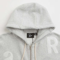 by Parra Word Salad Full Zip Hoodie in Heather Grey thumbnail
