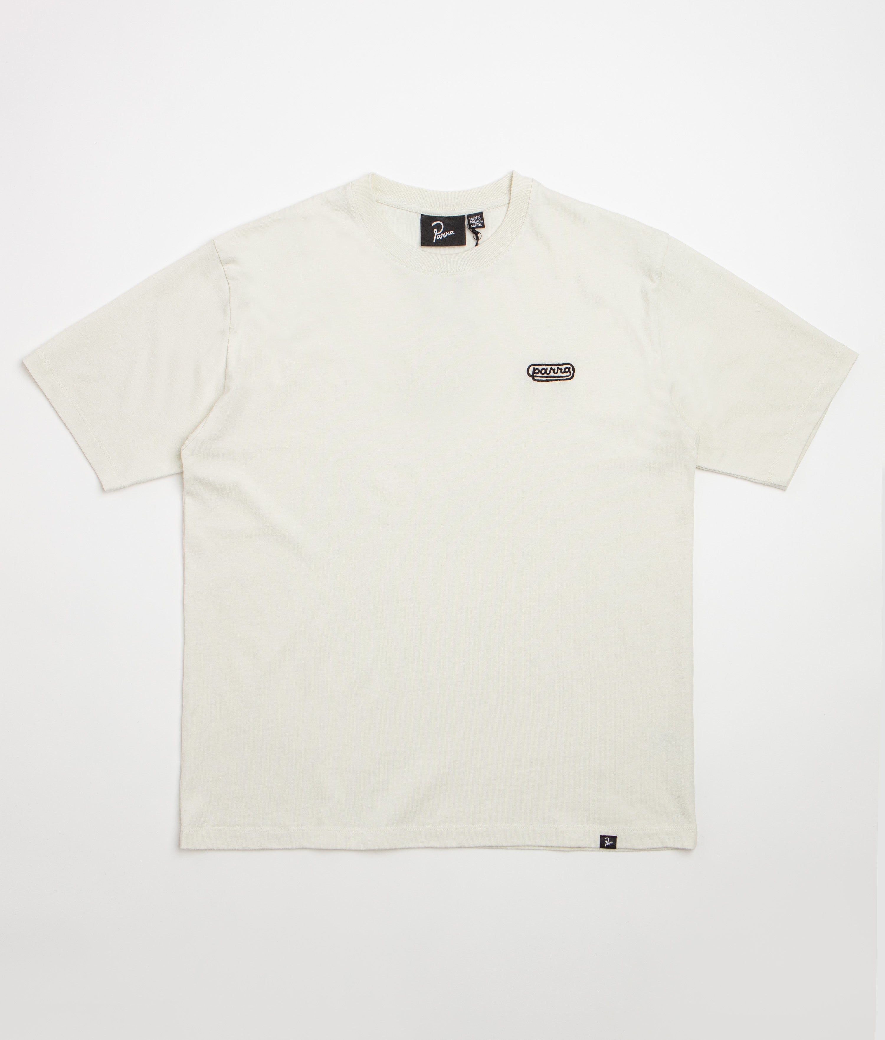 by Parra Wrapped Around Logo T-Shirt - Dirty White