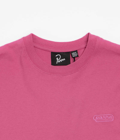 by Parra Wrapped Around Logo T-Shirt - Purple Pink