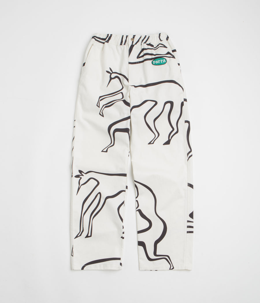 by Parra Yoga Walks Pants in White
