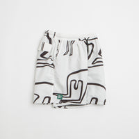 by Parra Yoga Walks Swim Shorts in White thumbnail