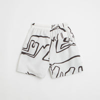 by Parra Yoga Walks Swim Shorts in White thumbnail