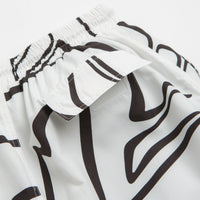 by Parra Yoga Walks Swim Shorts in White thumbnail