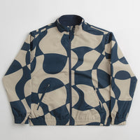 by Parra Zoom Winds Reversible Track Jacket - Navy Blue thumbnail