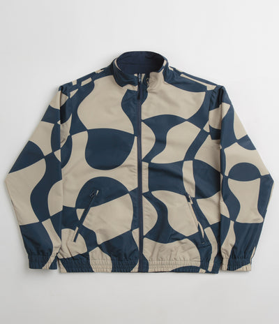 by Parra Zoom Winds Reversible Track Jacket - Navy Blue