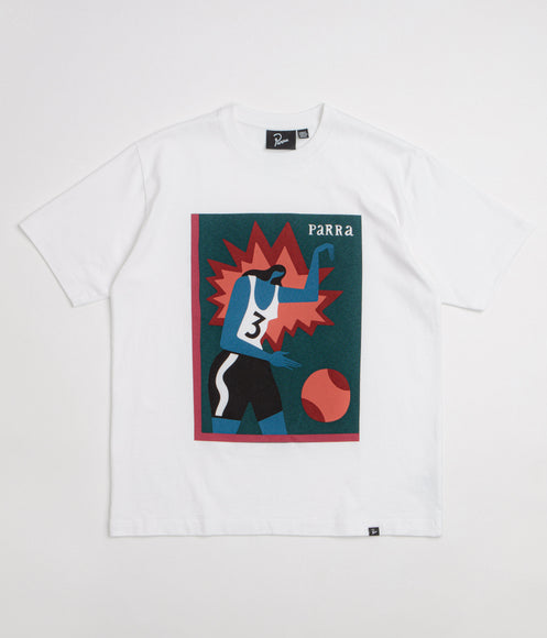 by Parra Baseketball T-Shirt - White