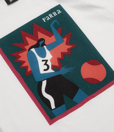 by Parra Baseketball T-Shirt - White
