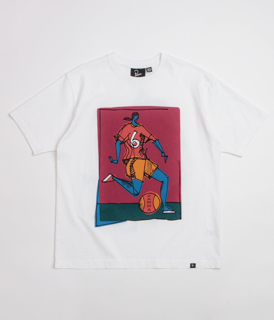 by Parra Kicked Around T-Shirt - White