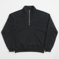 by Parra Media Training Quarter Zip Sweatshirt - Black thumbnail