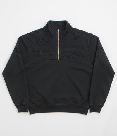 by Parra Media Training Quarter Zip Sweatshirt - Black