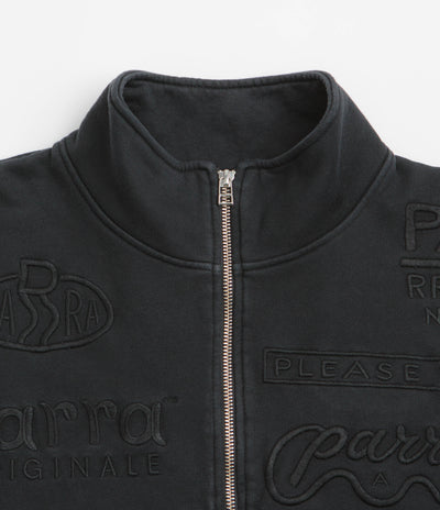by Parra Media Training Quarter Zip Sweatshirt - Black