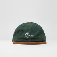 by Parra Painters Script Corduroy Cap in Pine Green thumbnail
