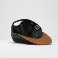 by Parra Painters Script Corduroy Cap in Pine Green thumbnail