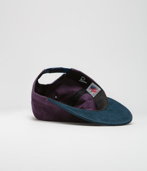 by Parra Painters Script Corduroy Cap - Purple | Flatspot