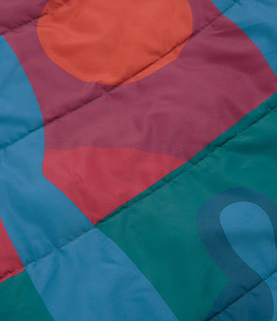 by Parra Protect The Sun Reversible Puffer Jacket - Brown