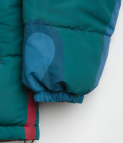 by Parra Protect The Sun Reversible Puffer Jacket - Brown