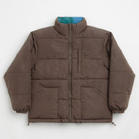by Parra Protect The Sun Reversible Puffer Jacket - Brown thumbnail