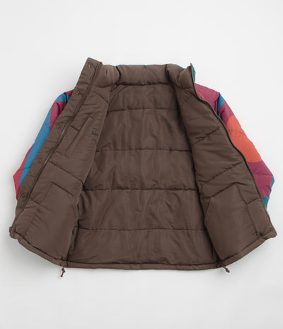 by Parra Protect The Sun Reversible Puffer Jacket - Brown