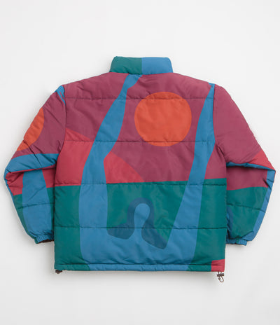 by Parra Protect The Sun Reversible Puffer Jacket - Brown