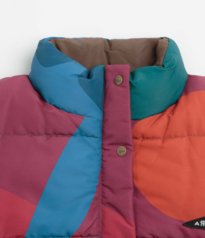 by Parra Protect The Sun Reversible Puffer Jacket - Brown