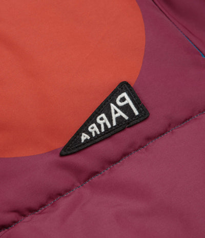 by Parra Protect The Sun Reversible Puffer Jacket - Brown