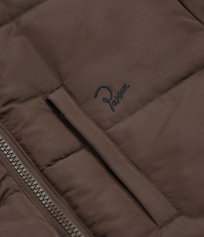 by Parra Protect The Sun Reversible Puffer Jacket - Brown
