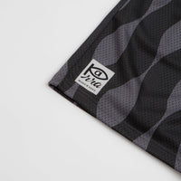 by Parra Waved Mesh Shorts - Black thumbnail