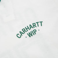 Carhartt 89 Ringer T-Shirt - White / Rainforest thumbnail