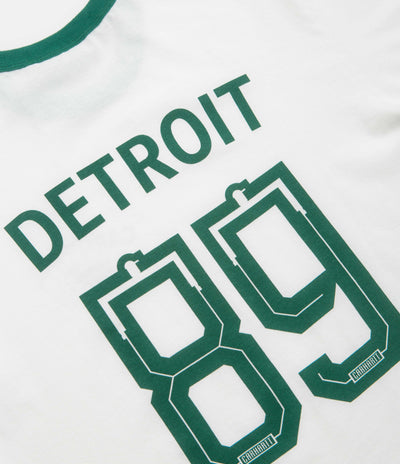 Carhartt 89 Ringer T-Shirt - White / Rainforest