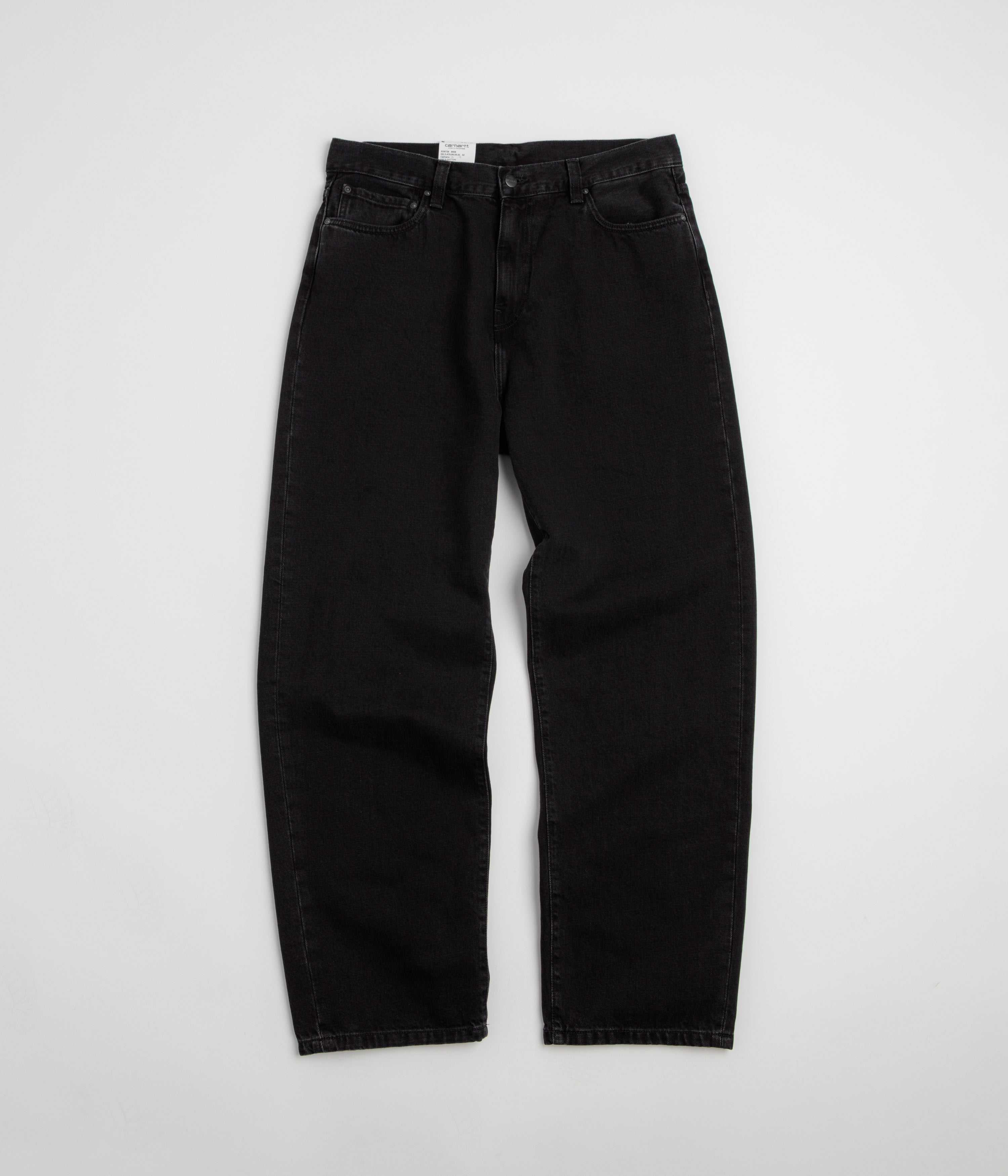 Carhartt Aaron Pants - Black Stone Washed