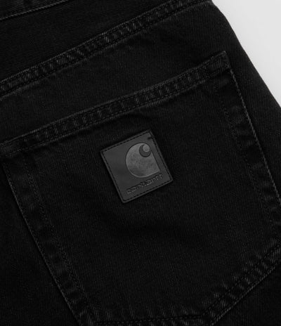 Carhartt Aaron Pants - Black Stone Washed