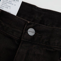 Carhartt Aaron Pants - Black Tobacco Used Wash thumbnail