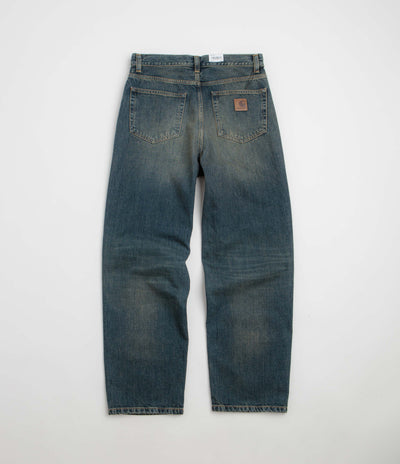 Carhartt Aaron Pants - Blue Mid Worn Used