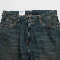Carhartt Aaron Pants - Blue Mid Worn Used thumbnail