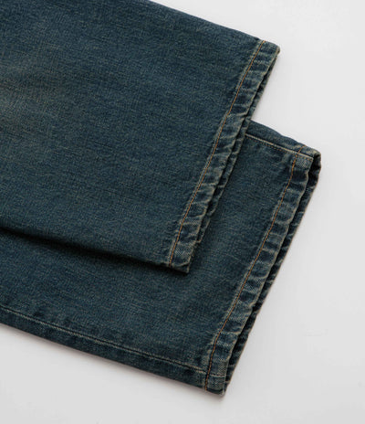 Carhartt Aaron Pants - Blue Mid Worn Used