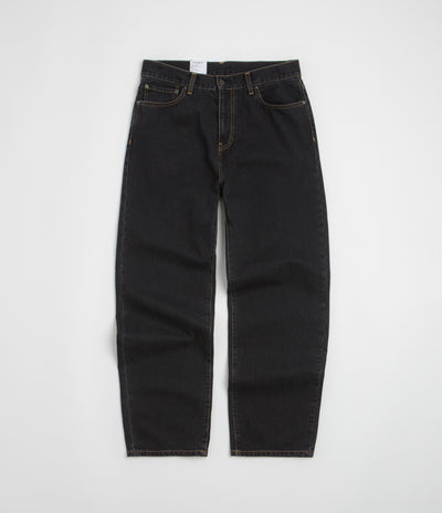 Carhartt Aaron Pants in Stone Washed Black