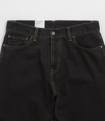 Carhartt Aaron Pants in Stone Washed Black