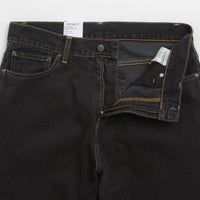 Carhartt Aaron Pants in Stone Washed Black thumbnail