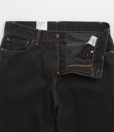 Carhartt Aaron Pants in Stone Washed Black