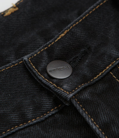 Carhartt Aaron Pants in Stone Washed Black