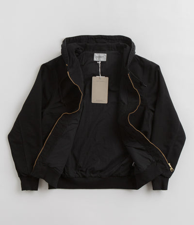 Carhartt Active Jacket in Black Rinsed