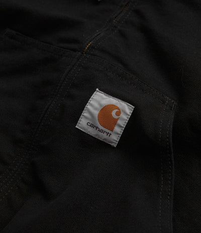 Carhartt Active Jacket in Black Rinsed