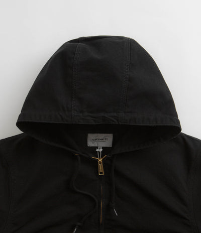 Carhartt Active Jacket in Black Rinsed