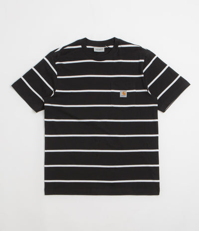 Carhartt Aiken Pocket T-Shirt - Aiken Stripe / Black