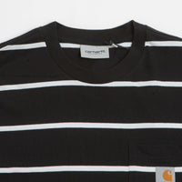 Carhartt Aiken Pocket T-Shirt - Aiken Stripe / Black thumbnail