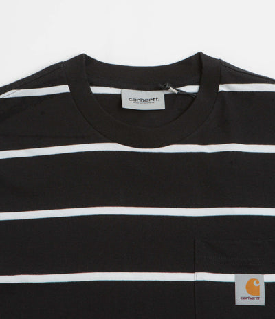 Carhartt Aiken Pocket T-Shirt - Aiken Stripe / Black