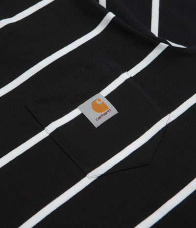 Carhartt Aiken Pocket T-Shirt - Aiken Stripe / Black