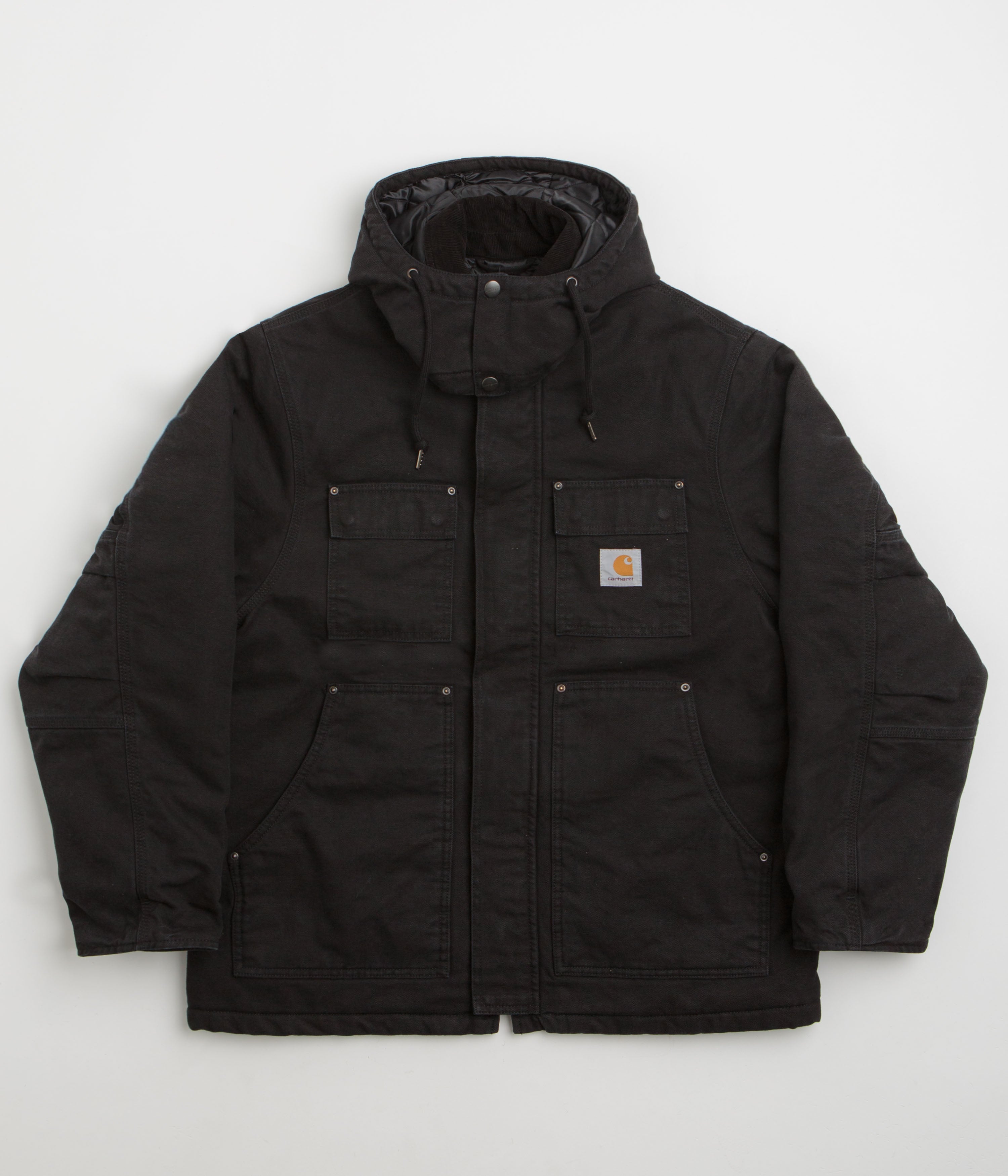 Carhartt Ambel Coat in Black and Black