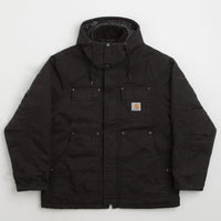 Carhartt Ambel Coat in Black and Black thumbnail