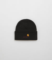 Carhartt American Script Beanie in Black